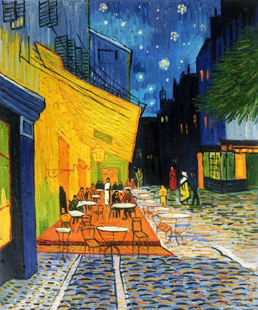 Cafe Terrace At Night Vincent Van Gogh Painting