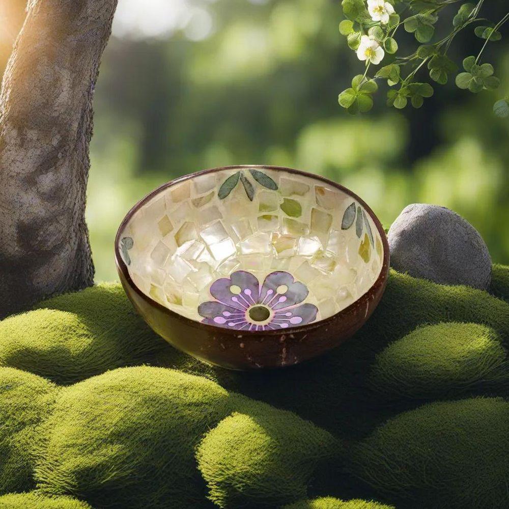 Forget Me Not Coconut Bowl