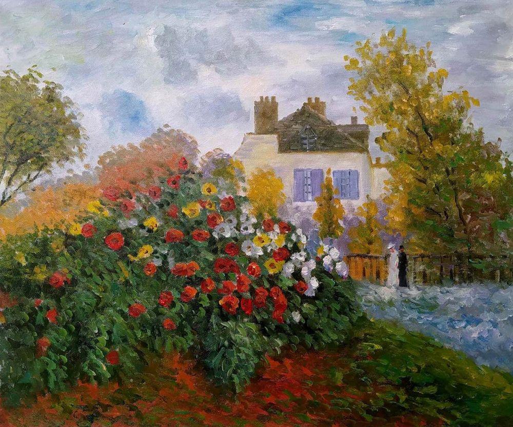 The Garden of Monet at Argenteuil, 1873