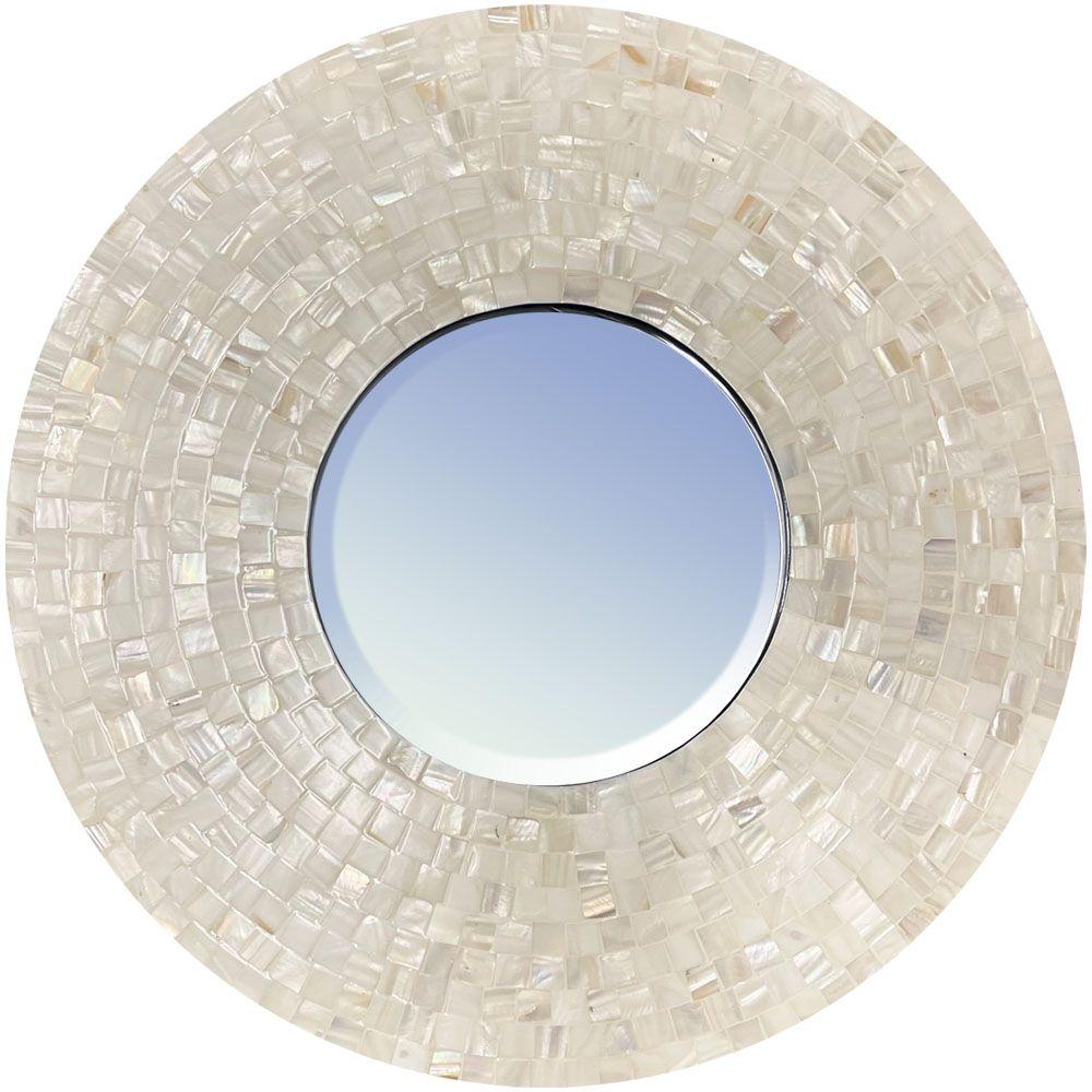 Bianca Moderno Mother of Pearl Framed Mirror