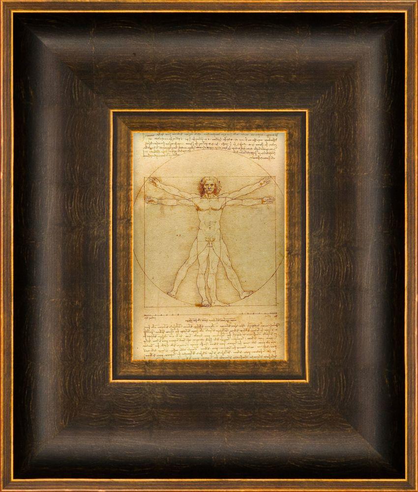Vitruvian Man Pre-Framed Miniature