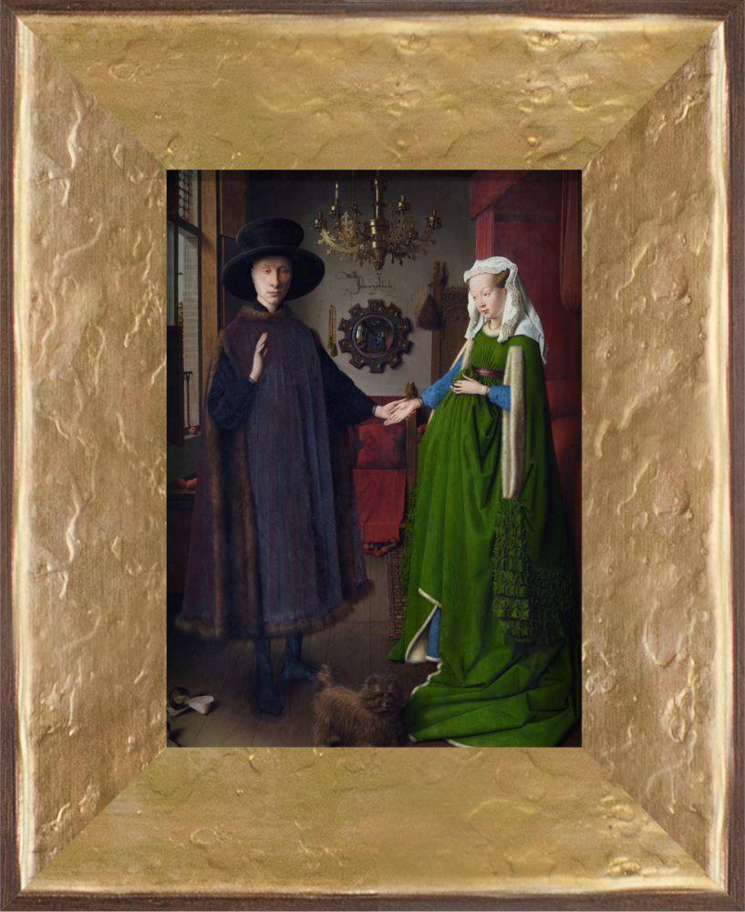 Portrait of Giovanni Arnolfini and his Wife Pre-Framed Miniature