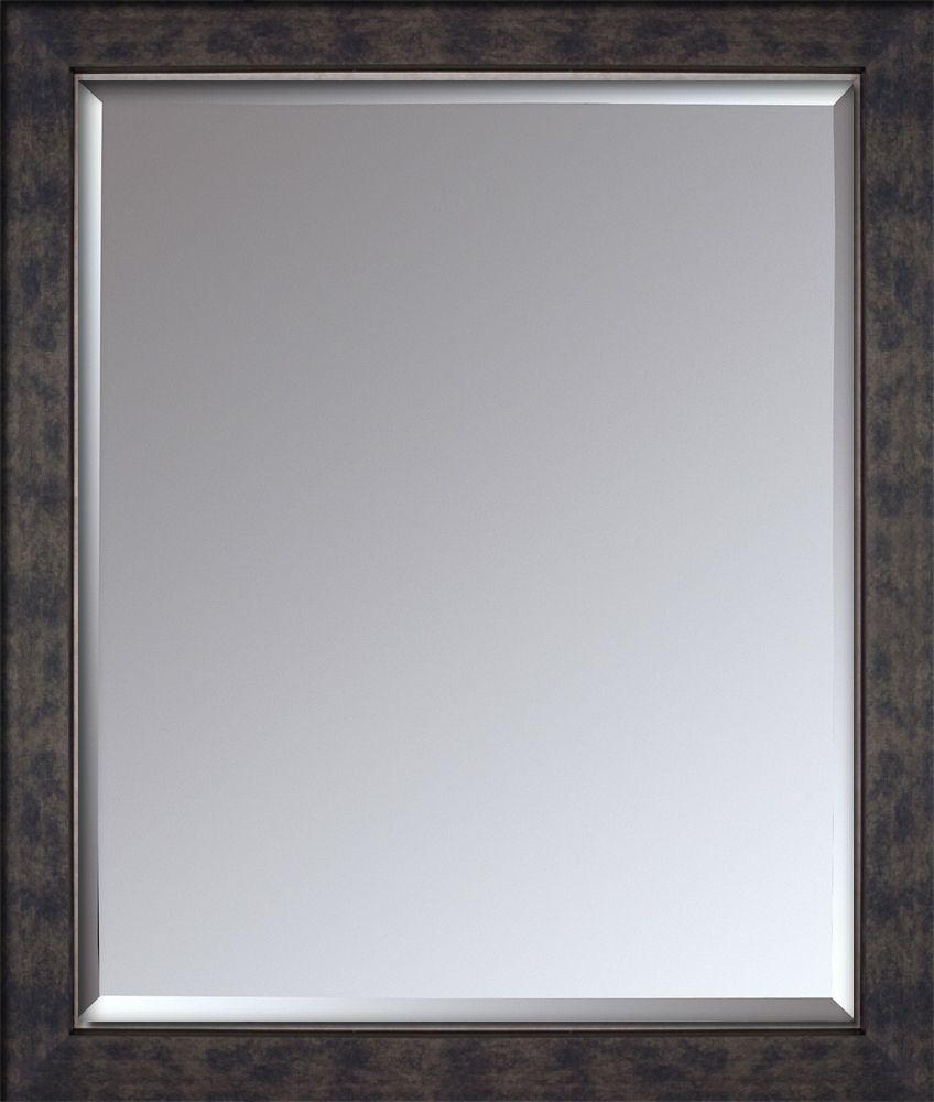 Suede Premier Framed Mirror