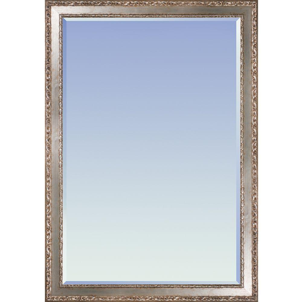 Versailles Silver Salon Framed Mirror