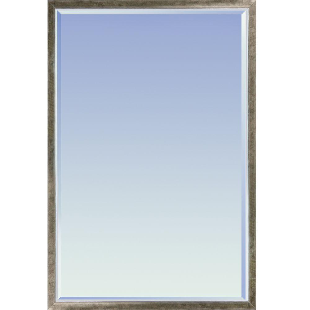 Champagne Silhouette Framed Mirror