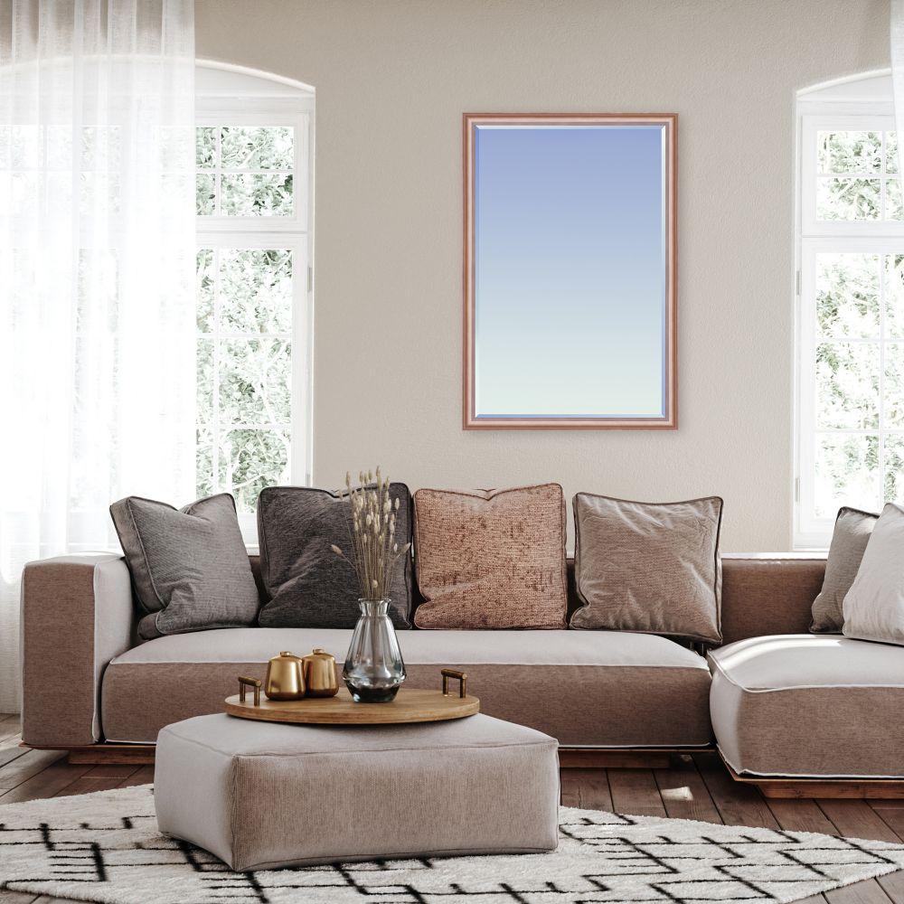 Rose Gold Classico Framed Mirror