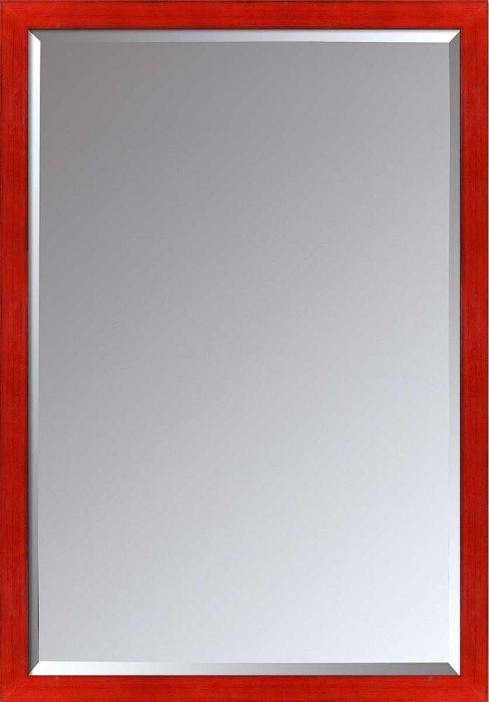 Stiletto Red Framed Mirror
