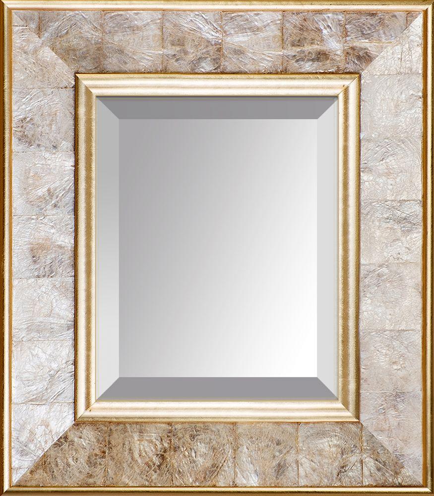 Gold Pearl Framed Mirror