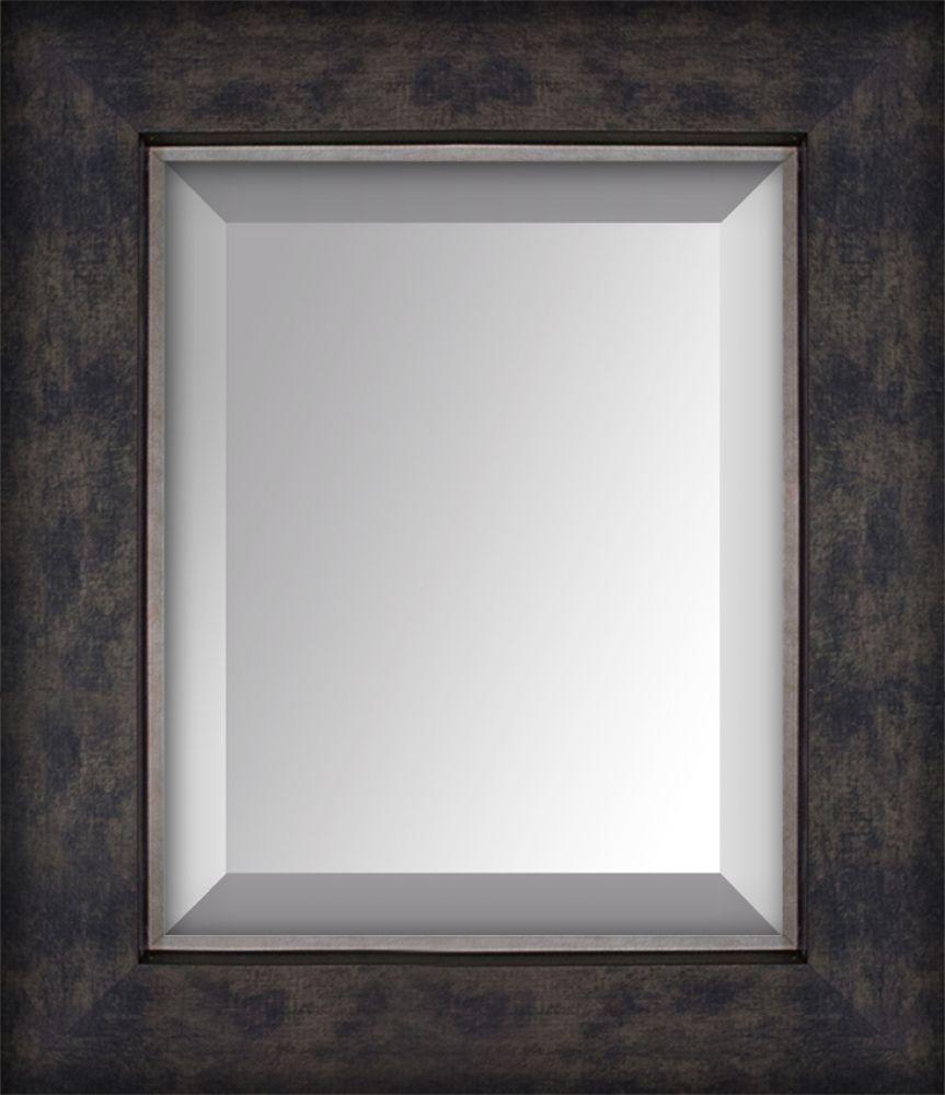 Suede Premier Framed Mirror