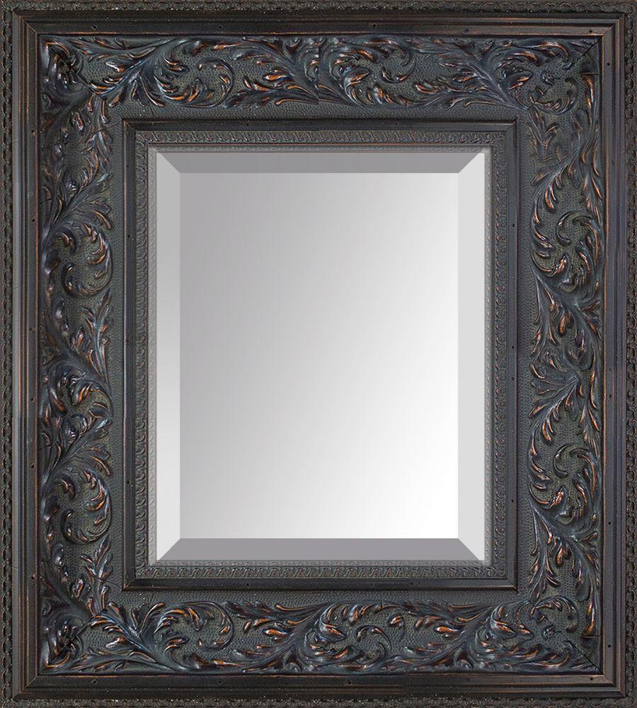Black Spanish Walnut Framed Mirror