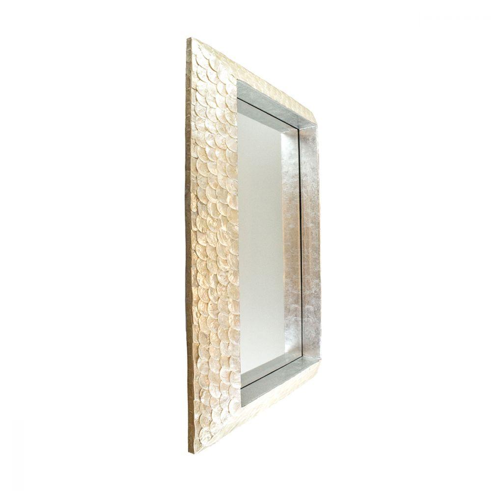 Seaside Mother of Pearl Large Rectangle Mirror