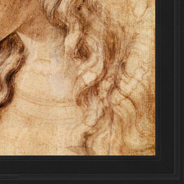 Woman's Head Pre-framed - Black Gallery