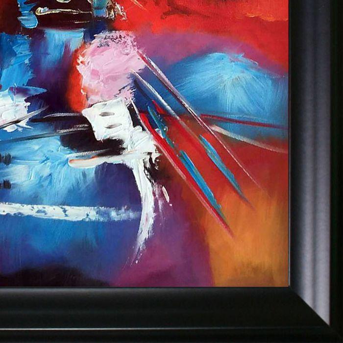 Abstract II Reproduction Pre-Framed - Black Matte Frame 20"X24"