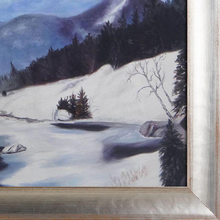Whiteface from Route 87 Reproduction Pre-Framed - Spencer Rustic 20" X 24"