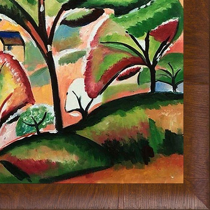 Landscape at Orsay Pre-Framed - Panzano Olivewood Frame 20" X 24"