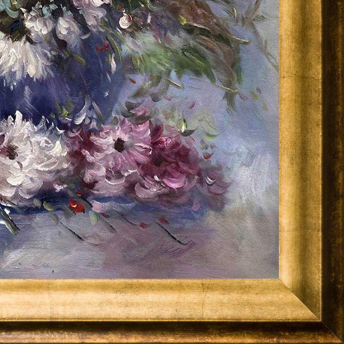 Impressionistic Flowers - Athenian Gold Frame 20"X24"