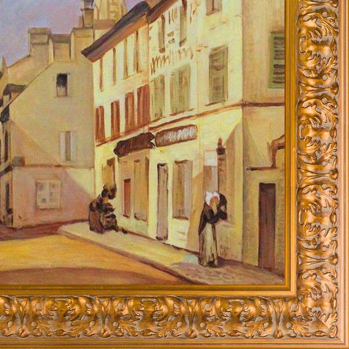 Square in Argenteuil Pre-Framed - Sicilian Gold Frame 24" X 36"