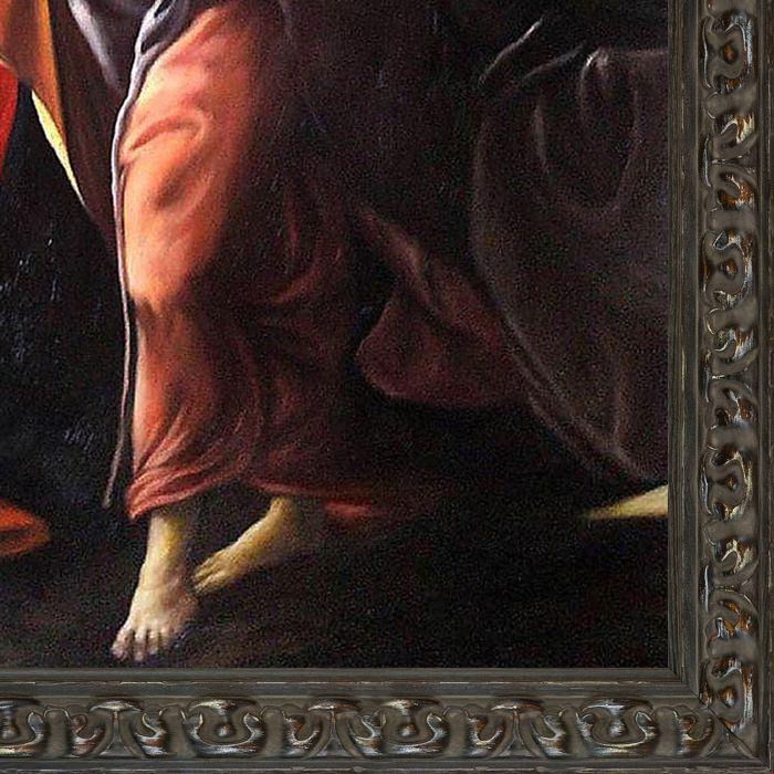 Judith Leaving the Tent of Holofernes Pre-Framed - Brimfield Weathered Black Frame 24" X 36"