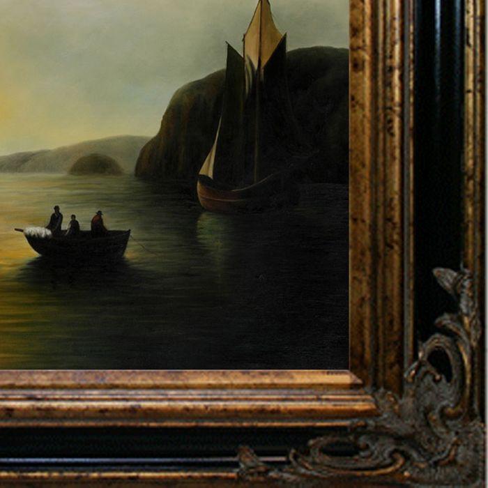 A Sunset Calm in the Bay of Fundy Pre-Framed - Excalibur Frame 30"X40"
