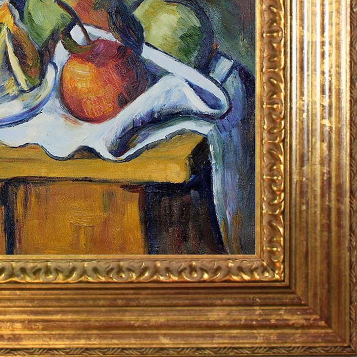 Still Life with Melons and Apples Pre-Framed - Vienna Gold Leaf Frame 20"X24"