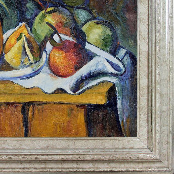 Still Life with Melons and Apples Pre-Framed - Tuscan Ivory Frame 20