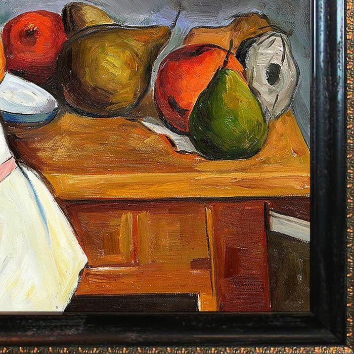 Ginger Pot with Pomegranate and Pears Pre-Framed - La Scala Frame 20"X24"