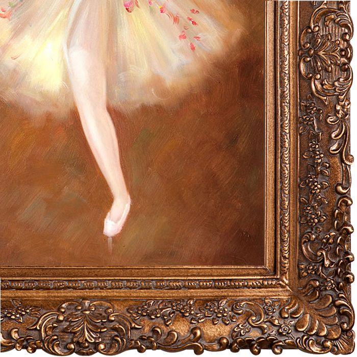 Star Dancer (On Stage) Pre-Framed - Burgeon Gold Frame 24"X36"