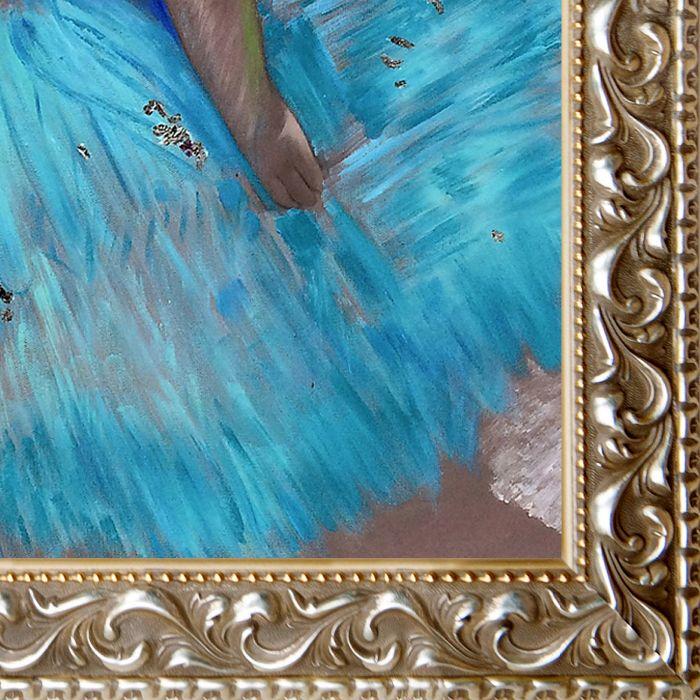 The Entrance of the Masked Dancers (detail) (Luxury Line) Pre-Framed - Rococo Silver 20"X24"