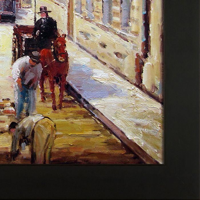 Rue Mosnier with Road Menders Pre-Framed - New Age Black Frame 20"X24"
