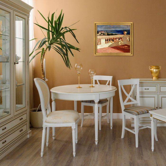 The Bay of Cannes, Seen from the Terrace Pre-Framed - Versailles Gold Queen Frame 20" X 24"