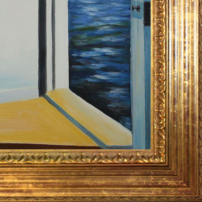 Rooms by The Sea Pre-Framed - Vienna Gold Leaf Frame 20"X24"