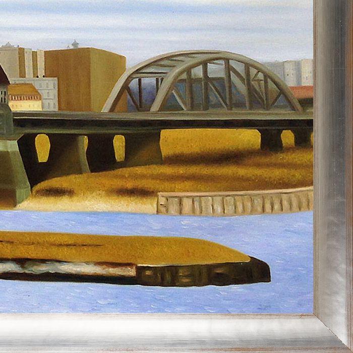 Macomb's Dam Bridge, 1935 Pre-Framed - Spencer Rustic 24" X 36"