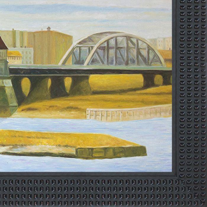 Macomb's Dam Bridge, 1935 Pre-Framed - Java Bean Frame 24" X 36"