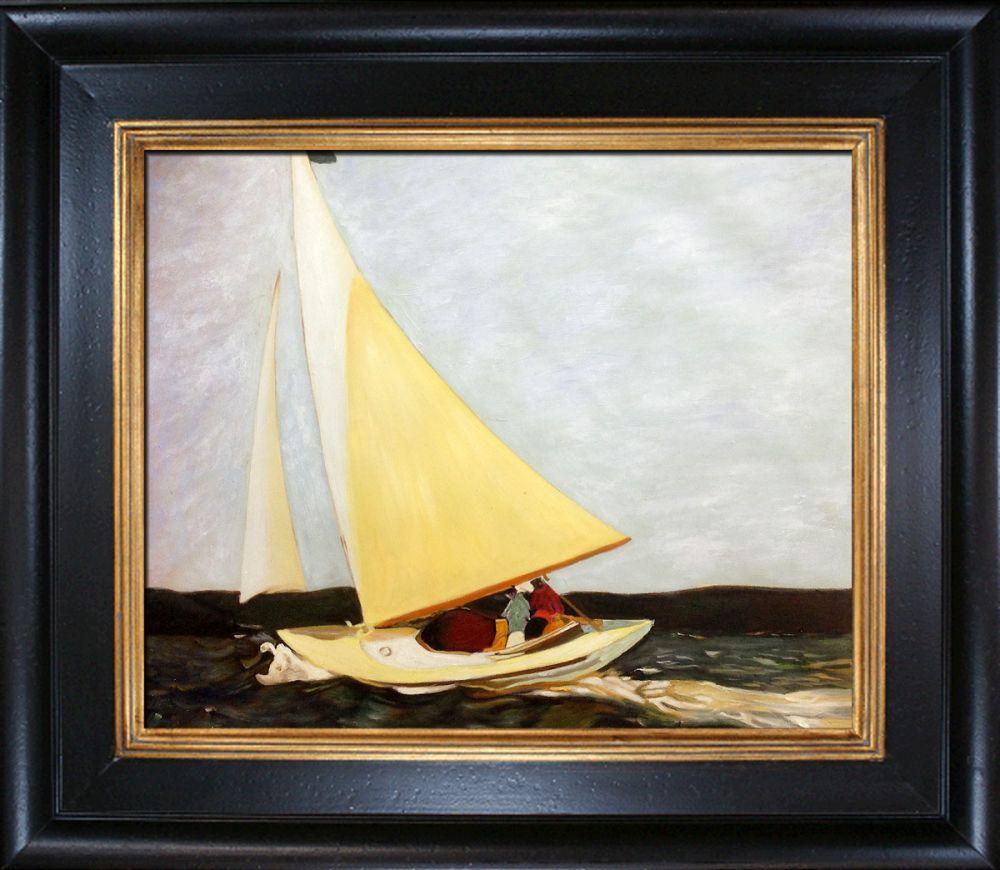 Sailing, 1911 Pre-Framed - Vintage Creed Frame 20"X24"