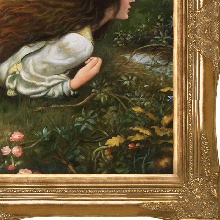 The Princess Out of School Pre-Framed - Victorian Gold Frame 24"X36"