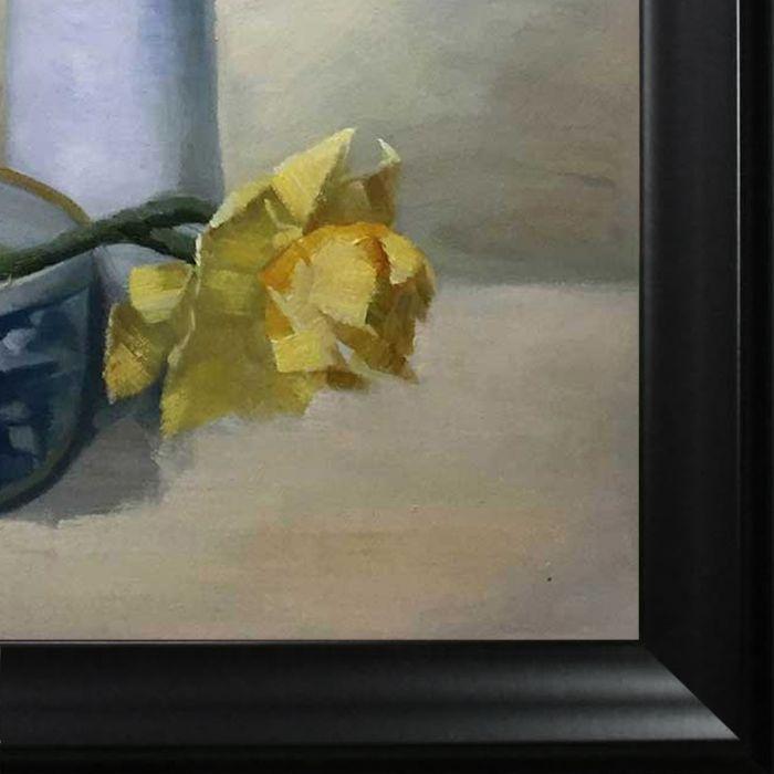 Daffodils and Narcissi Pre-framed - Black Matte Frame 20"X24"