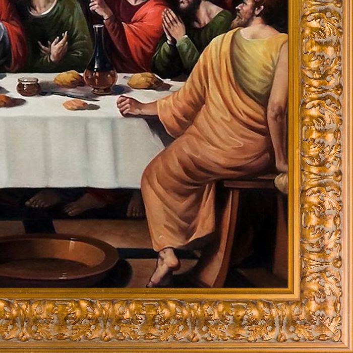 The Last Supper Pre-Framed - Sicilian Gold Frame 24" X 36"