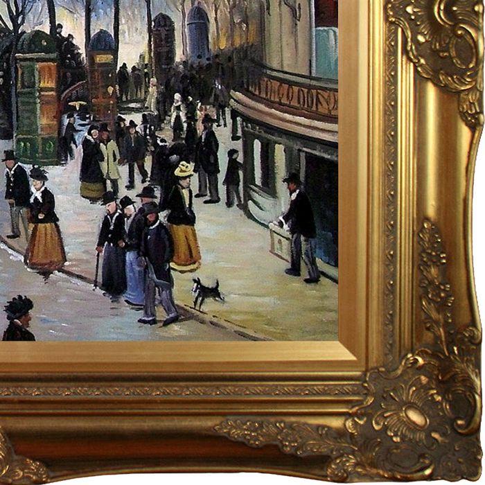 Boulevard des Italiens Pre-Framed - Victorian Gold Frame 20"X24"