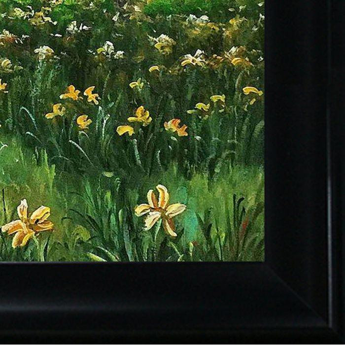 Giverny Landscape Pre-framed - Black Matte King Frame 20"X24"