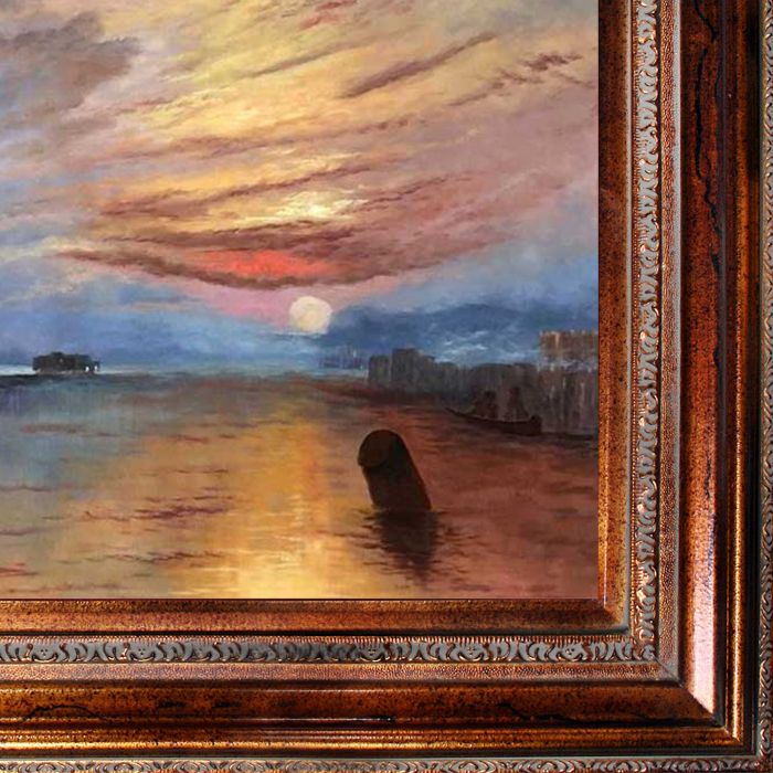 The Fighting Temeraire Pre-Framed - Mediterranean Bronze Frame 30"X40"