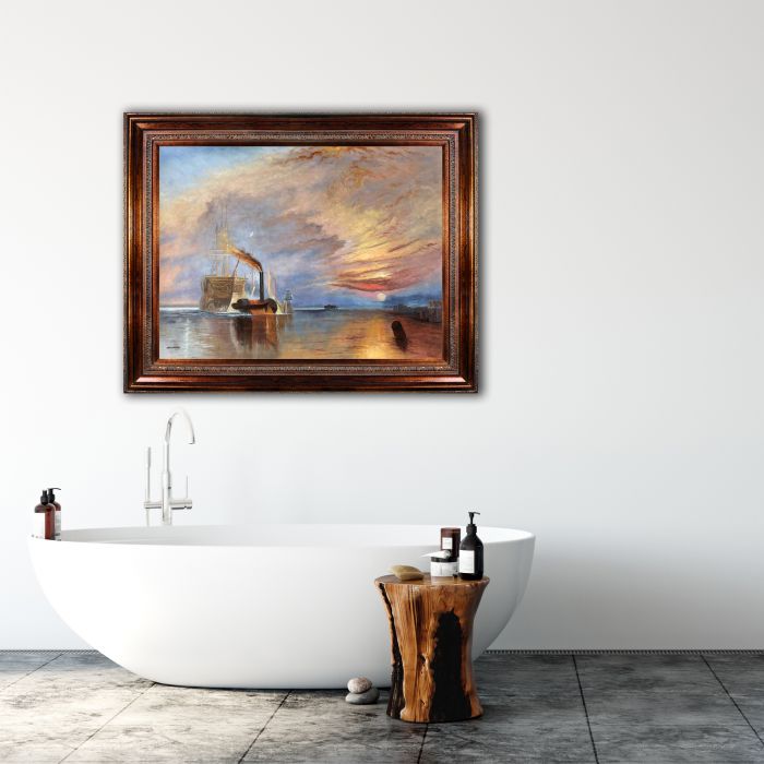 The Fighting Temeraire Pre-Framed - Mediterranean Bronze Frame 30"X40"