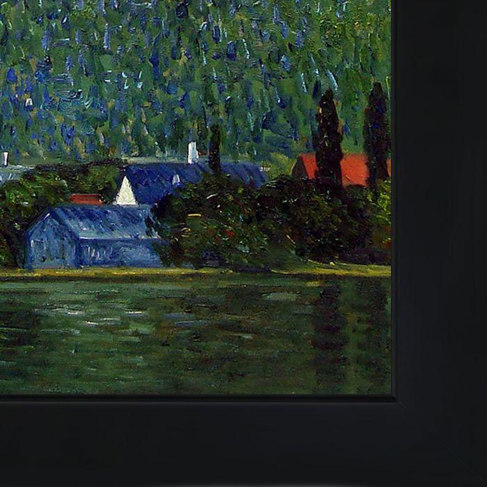 Unterach on Lake Atter,1915 Pre-Framed - New Age Black Frame 20"X24"