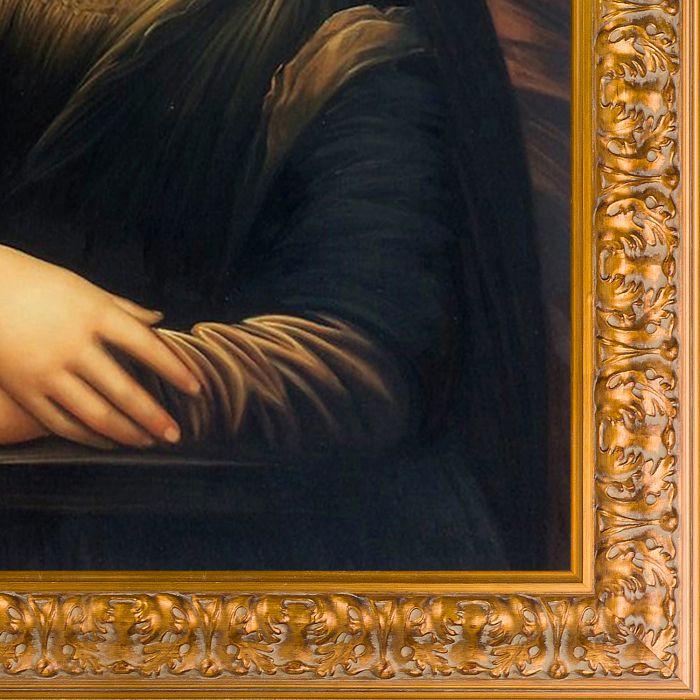 Mona Lisa Pre-Framed - Sicilian Gold Frame 24" X 36"