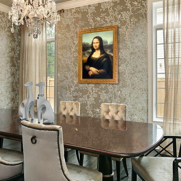 Mona Lisa Pre-Framed - Sicilian Gold Frame 24" X 36"