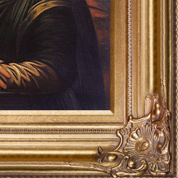 Mona Lisa Pre-framed - Renaissance Bronze 8 X 10 - Renaissance Bronze Frame 8"X10"