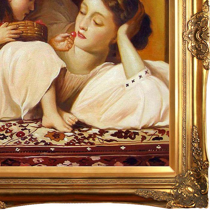 Mother and Child Pre-Framed - Victorian Gold Frame 24"X36"