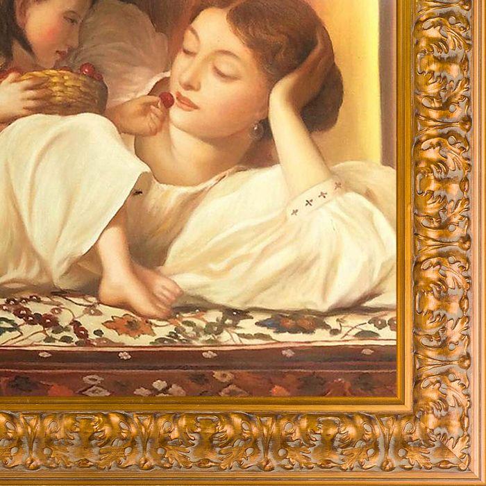 Mother and Child Pre-Framed - Sicilian Gold Frame 24" X 36"
