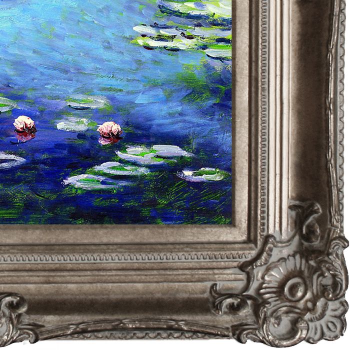 Water Lilies Pre-Framed - Renaissance Champagne Frame 20"X24"