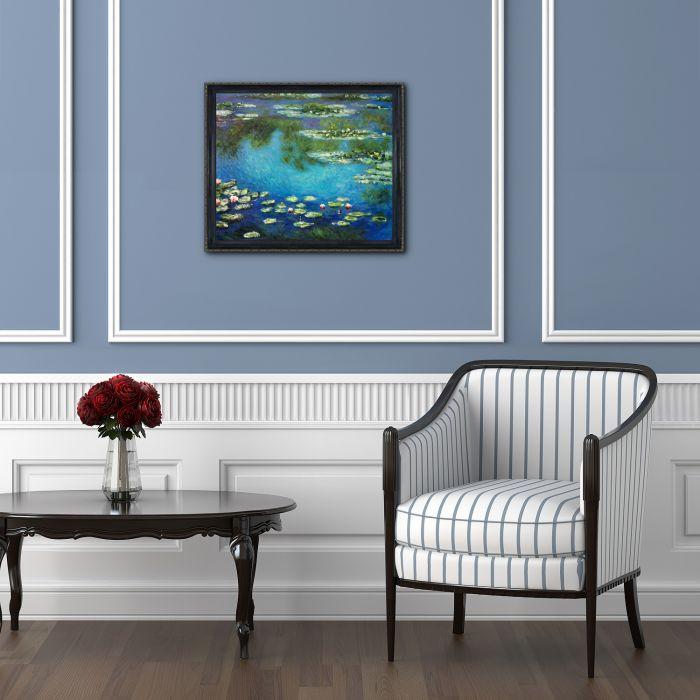 Water Lilies Pre-Framed - La Scala Frame 20"X24"