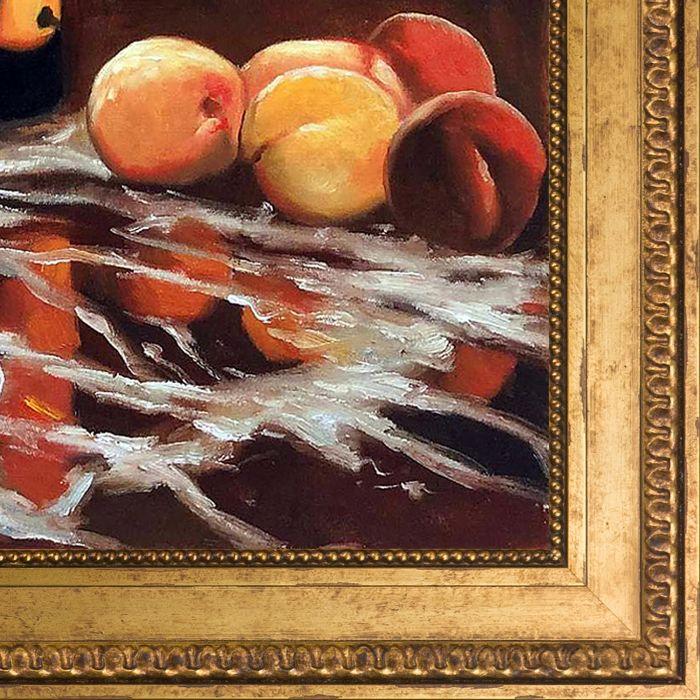 Jar of Peaches Pre-Framed - Versailles Gold King Frame 20" X 24"